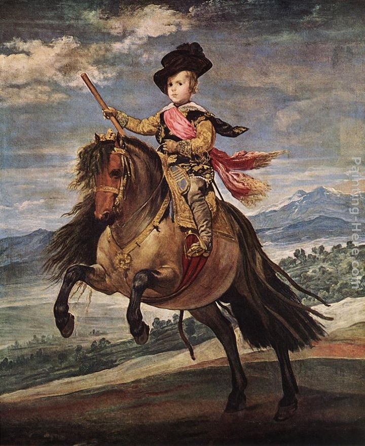 Diego Rodriguez de Silva Velazquez Prince Baltasar Carlos on Horseback
